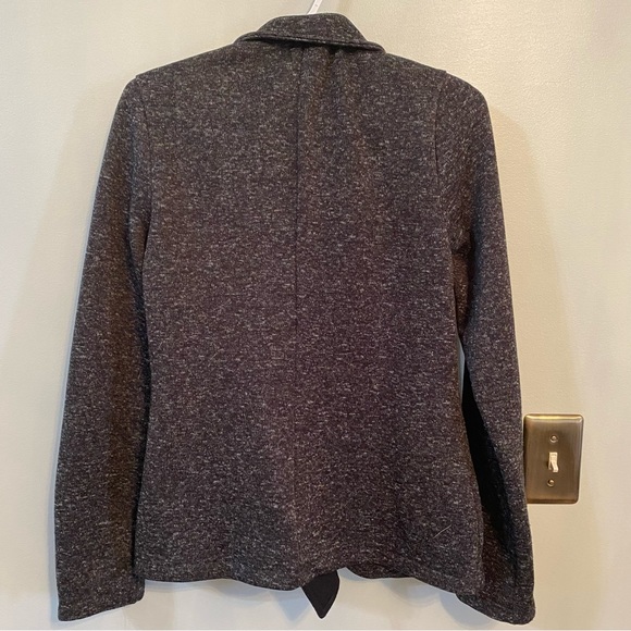 Fabletics Calypso Charcoal Grey Moto Asymmetric Jacket Size medium - Picture 6 of 8